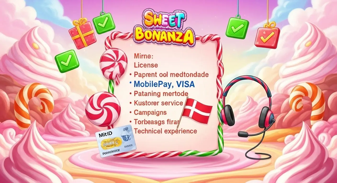 Infoplakat med kriterier for danske casinoer