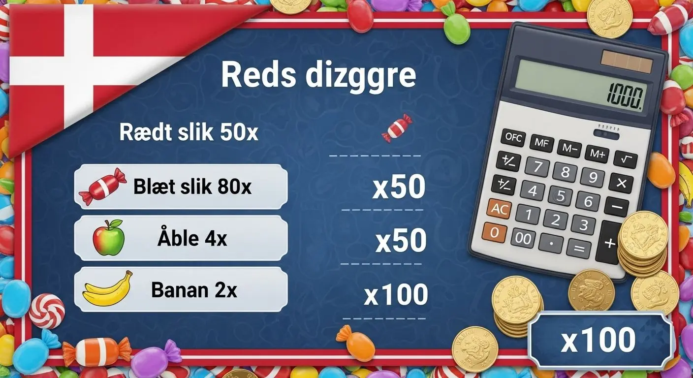 Odds og multiplikatorer i Sweet Bonanza